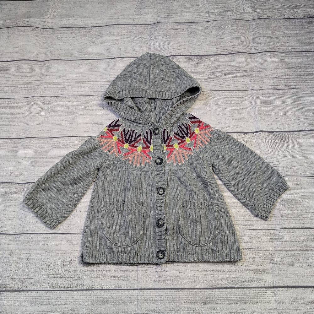 3 Tea Collection Hooded Cardigan